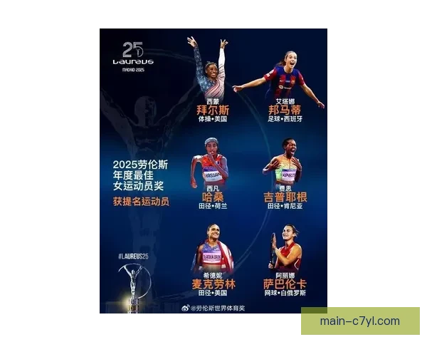 2026劳伦斯奖网球五人入围提名